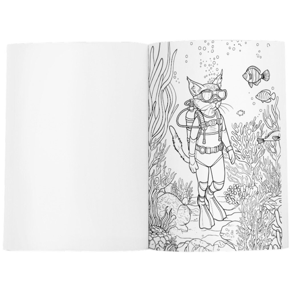 Раскраска "Фантастическая РасМЯУкраска" - № 5 Раскраска "Фантастическая РасМЯУкраска" - № 5