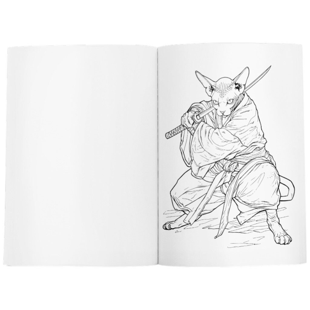 Раскраска "Фантастическая РасМЯУкраска" - № 6 Раскраска "Фантастическая РасМЯУкраска" - № 6