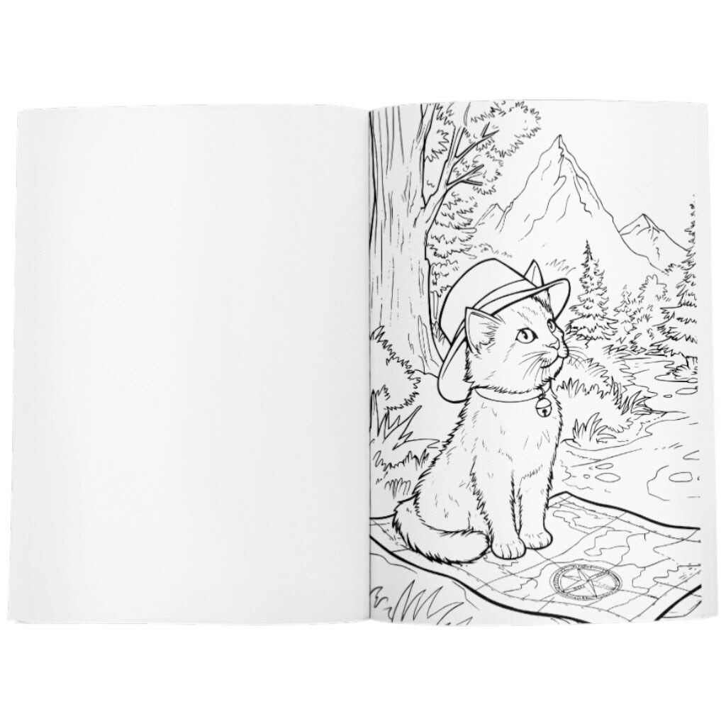 Раскраска "Фантастическая РасМЯУкраска" - № 7 Раскраска "Фантастическая РасМЯУкраска" - № 7