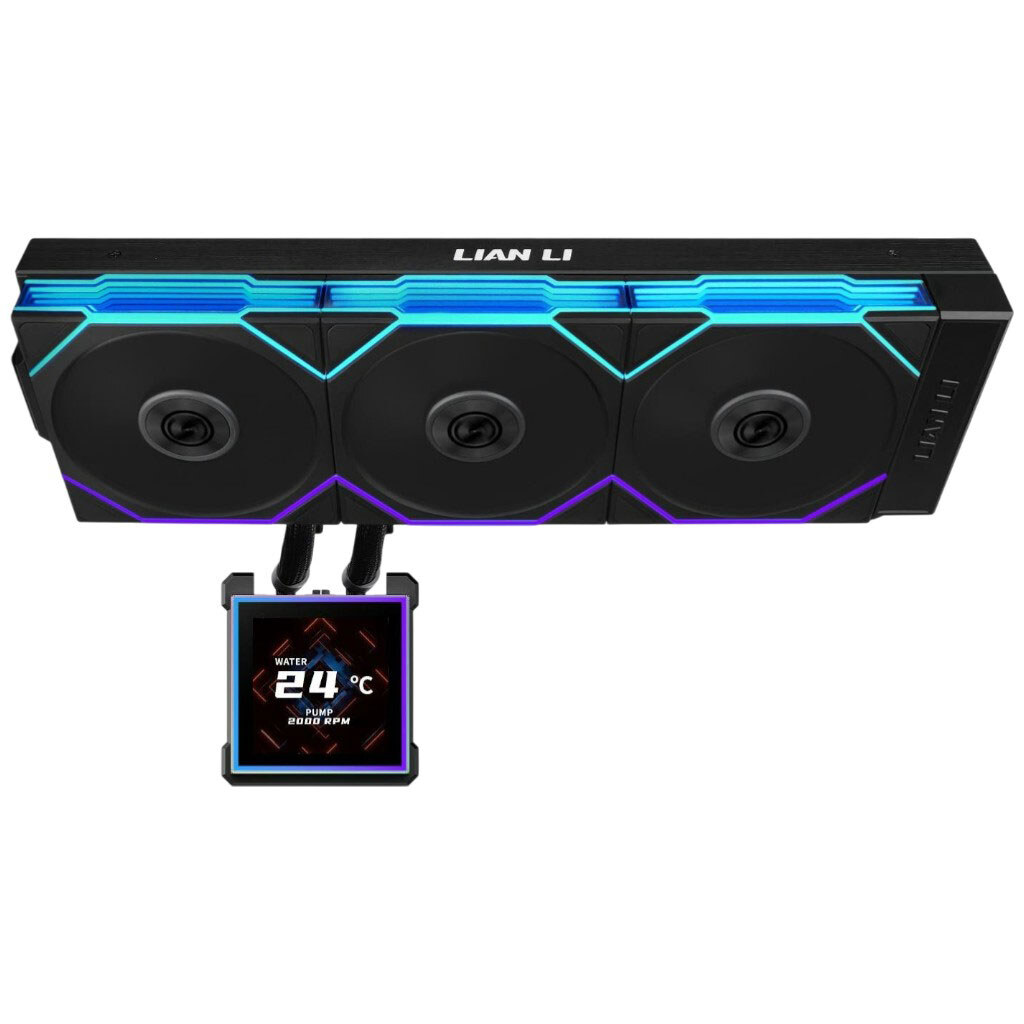 Система водяного охлаждения Lian Li HydroShift II LCD-S 360TL - № 4 Система водяного охлаждения Lian Li HydroShift II LCD-S 360TL - № 4