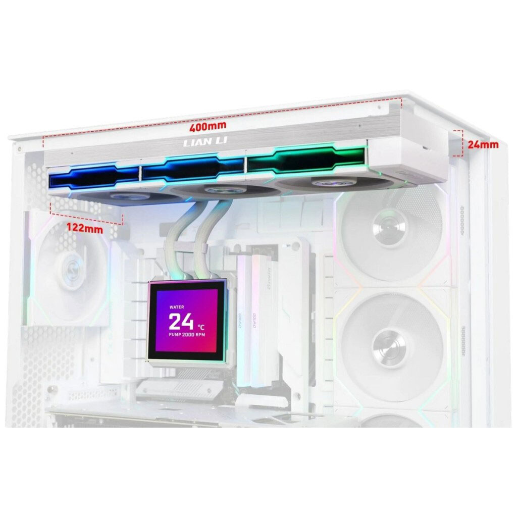 Система водяного охлаждения Lian Li HydroShift II LCD-S 360TL - № 3 Система водяного охлаждения Lian Li HydroShift II LCD-S 360TL - № 3