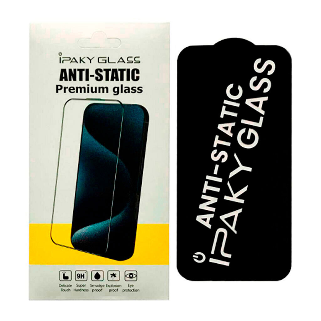 Защитное стекло Xiaomi Redmi 15, Ipaky Antistatic, Черный - № 1 Защитное стекло Xiaomi Redmi 15, Ipaky Antistatic, Черный - № 1