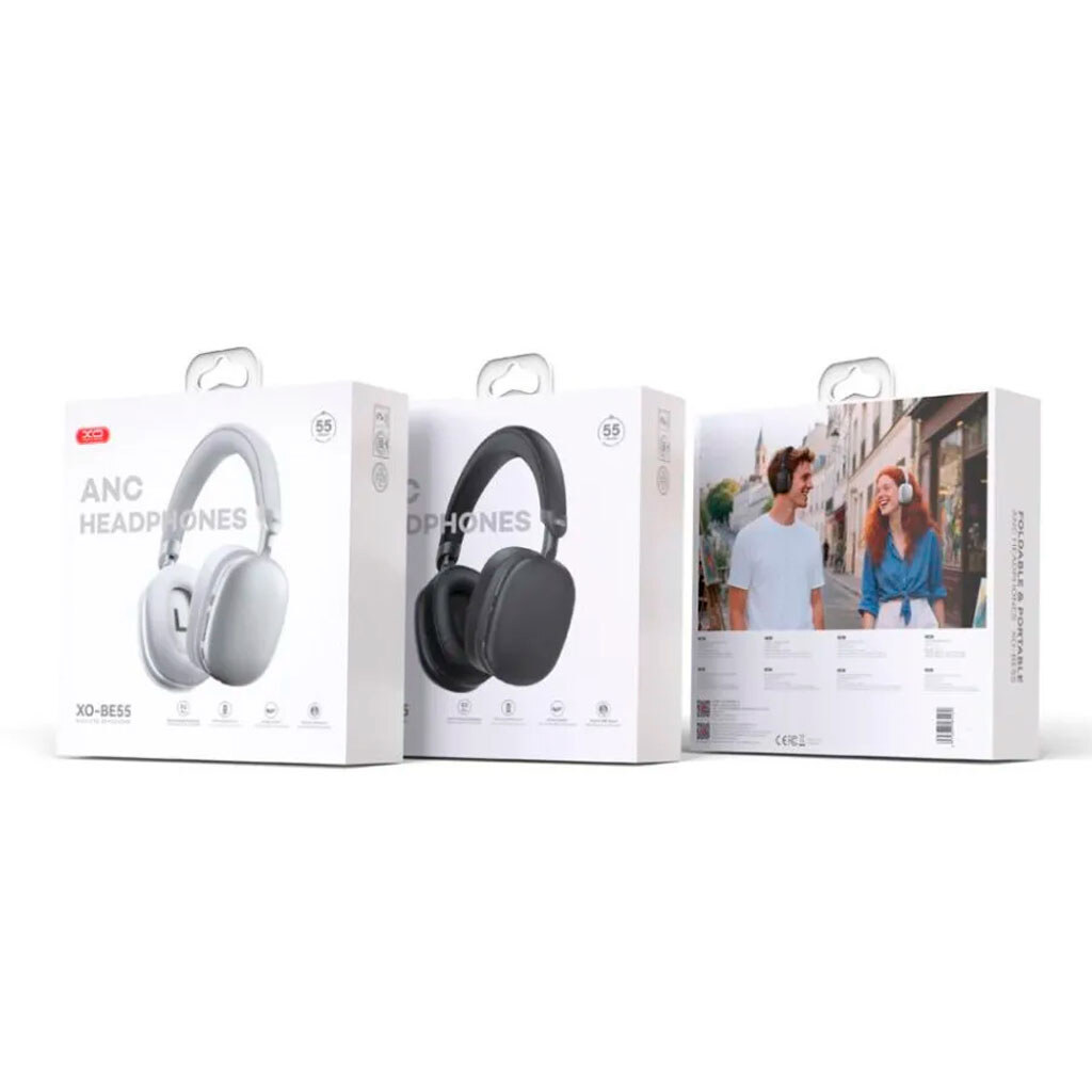 Bluetooth-гарнітура XO BE55, Стерео, Чорний - № 2 Bluetooth-гарнітура XO BE55, Стерео, Чорний - № 2