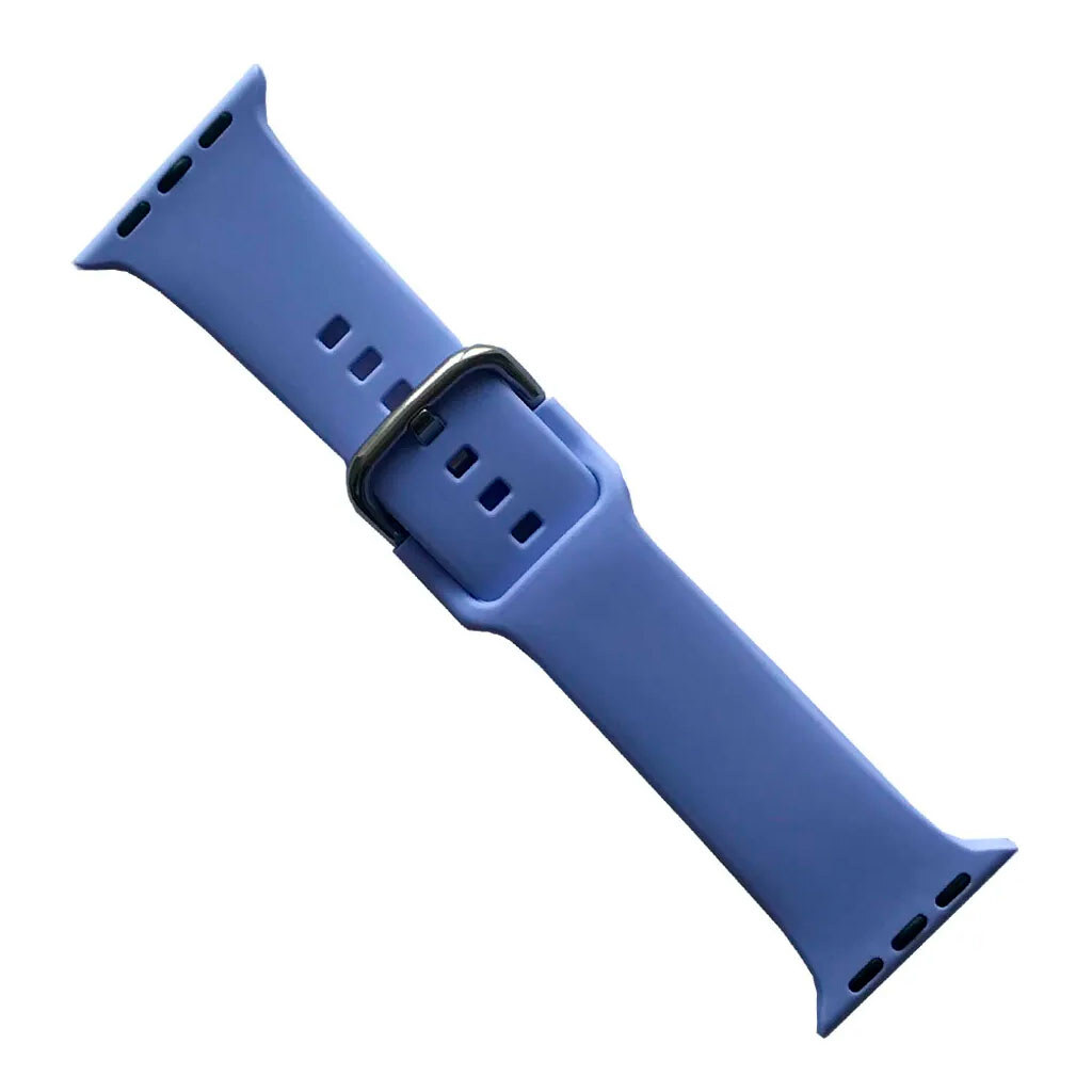 Ремінець Apple Watch 42 / Watch 44, Silicone Metal Clasp, Ліловий - № 1 Ремінець Apple Watch 42 / Watch 44, Silicone Metal Clasp, Ліловий - № 1