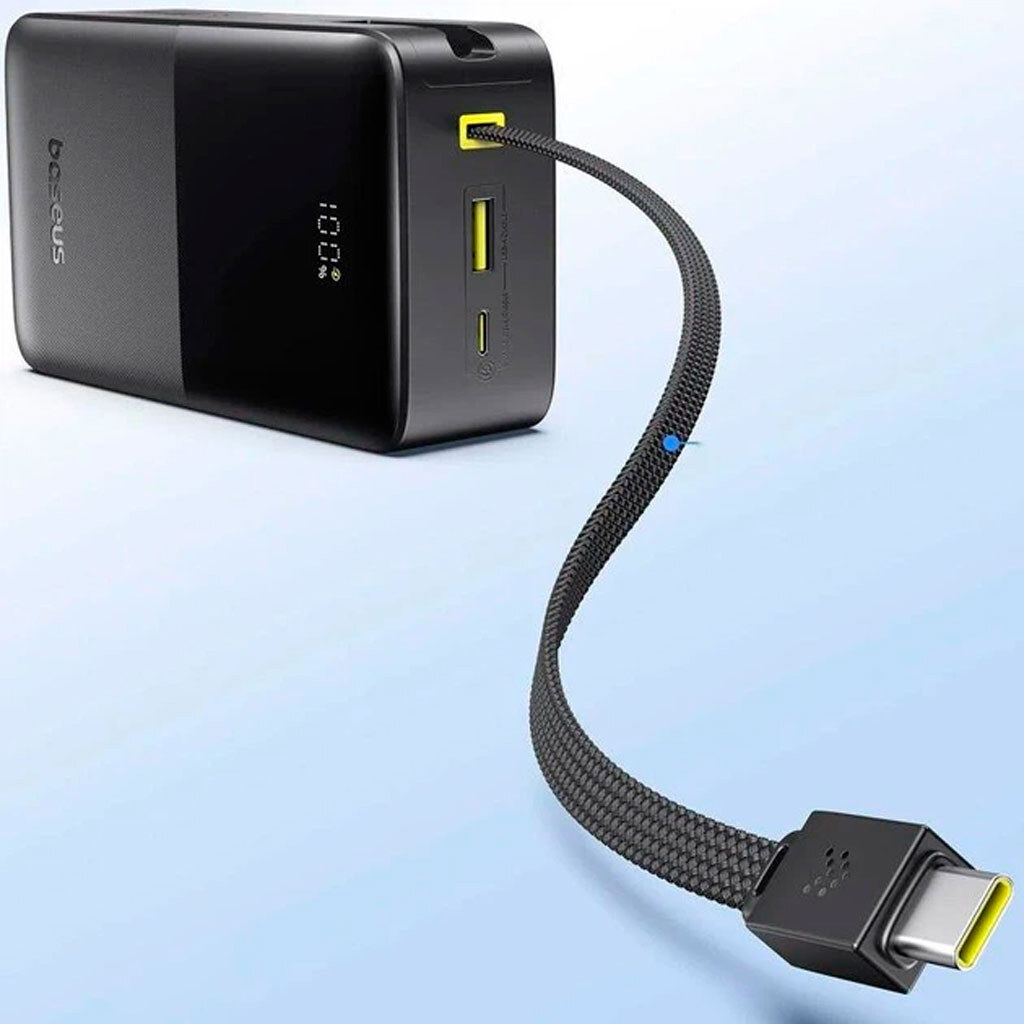 Портативна батарея (Power Bank) Baseus E0028100 EnerFill FC51 Bipow2 Pro, 30000 mAh, Чорний - № 2 Портативна батарея (Power Bank) Baseus E0028100 EnerFill FC51 Bipow2 Pro, 30000 mAh, Чорний - № 2