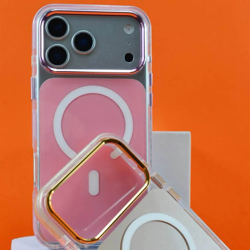 Чехол (накладка) Apple iPhone 17 Pro, Elegant, MagSafe, Серый - № 4 Чехол (накладка) Apple iPhone 17 Pro, Elegant, MagSafe, Серый - № 4