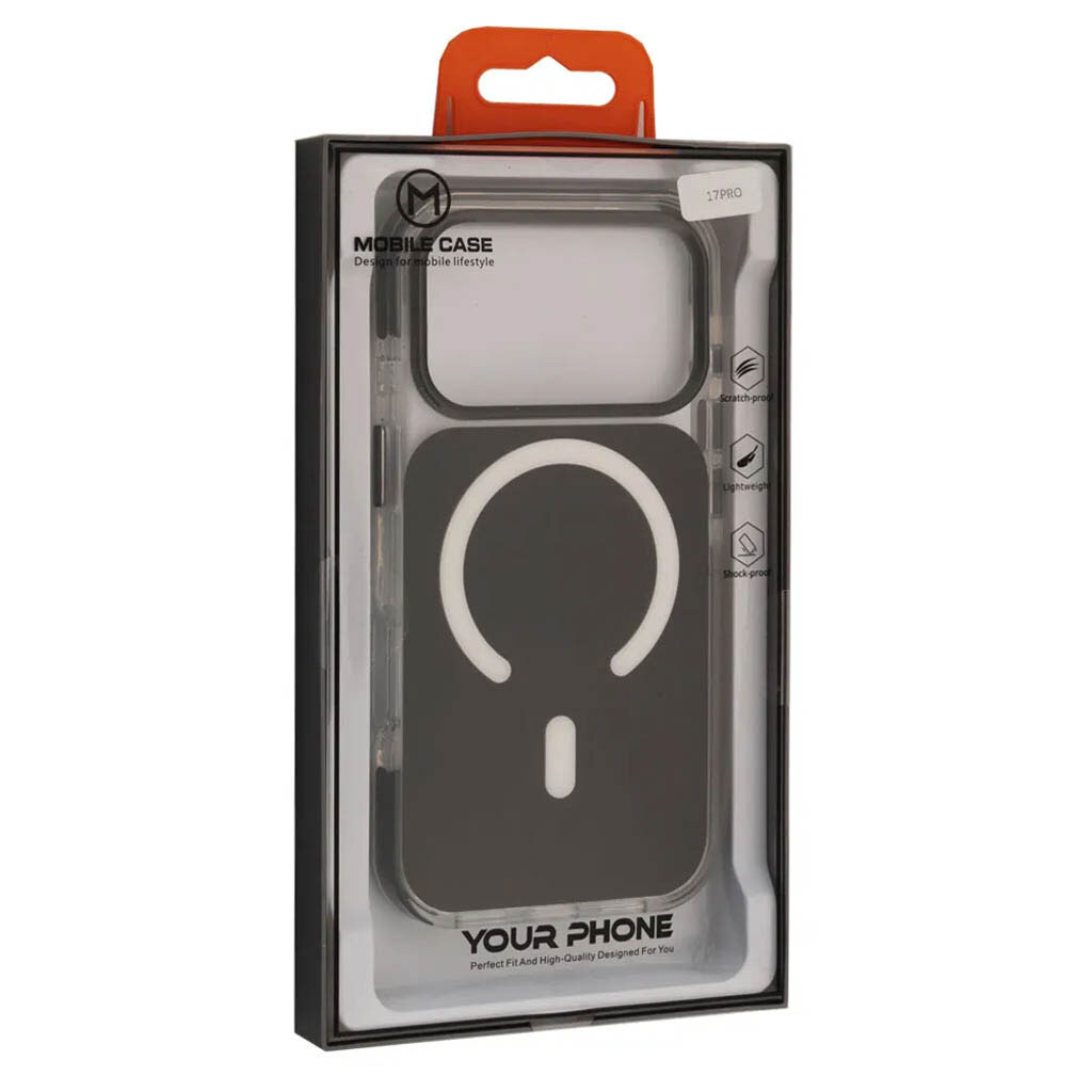 Чехол (накладка) Apple iPhone 17 Pro Max, Elegant, MagSafe, Серый - № 6 Чехол (накладка) Apple iPhone 17 Pro Max, Elegant, MagSafe, Серый - № 6