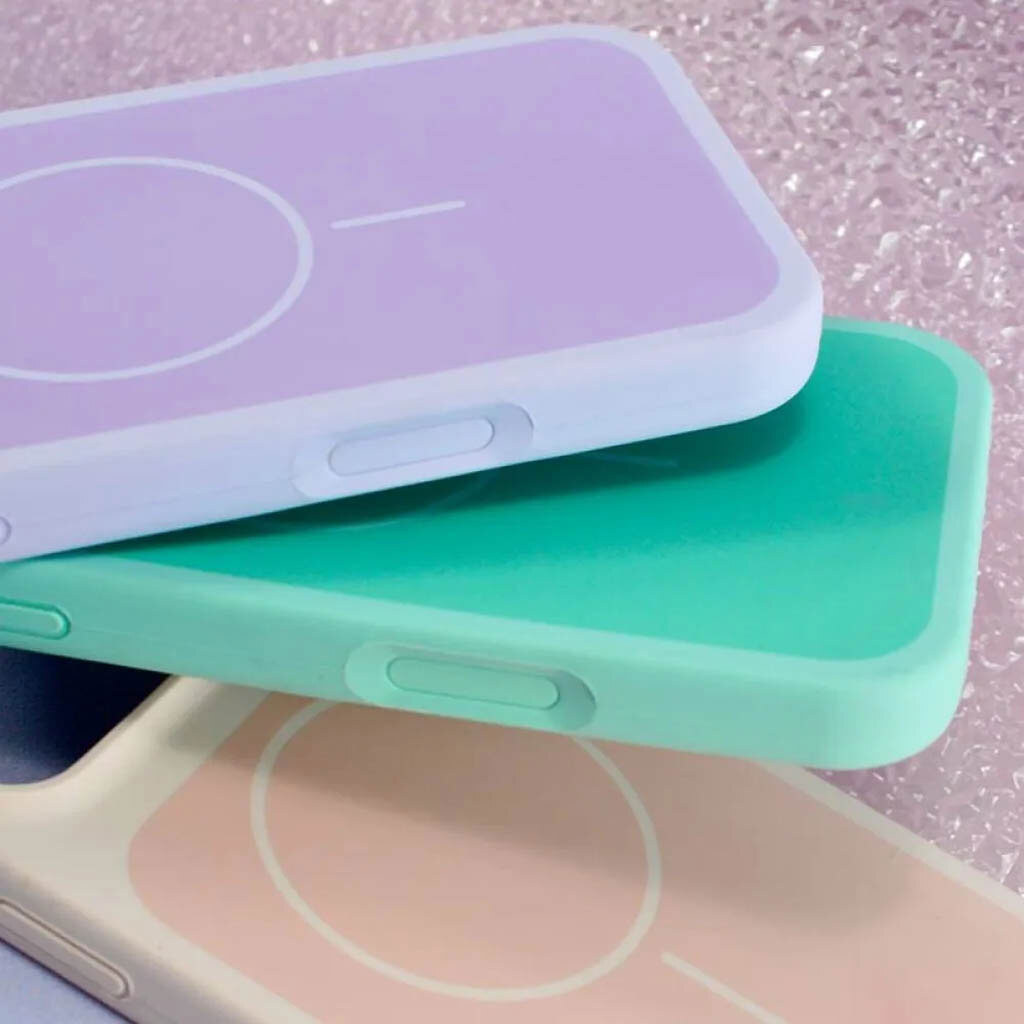 Чехол (накладка) Apple iPhone 17 Air, Air Beats Two Colors, MagSafe, Sky Blue, Голубой - № 3 Чехол (накладка) Apple iPhone 17 Air, Air Beats Two Colors, MagSafe, Sky Blue, Голубой - № 3