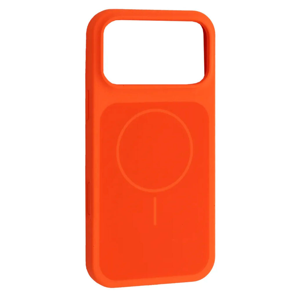 Чехол (накладка) Apple iPhone 17 Pro Max, Air Beats Two Colors, MagSafe, Hermes Orange, Оранжевый - № 1 Чехол (накладка) Apple iPhone 17 Pro Max, Air Beats Two Colors, MagSafe, Hermes Orange, Оранжевый - № 1