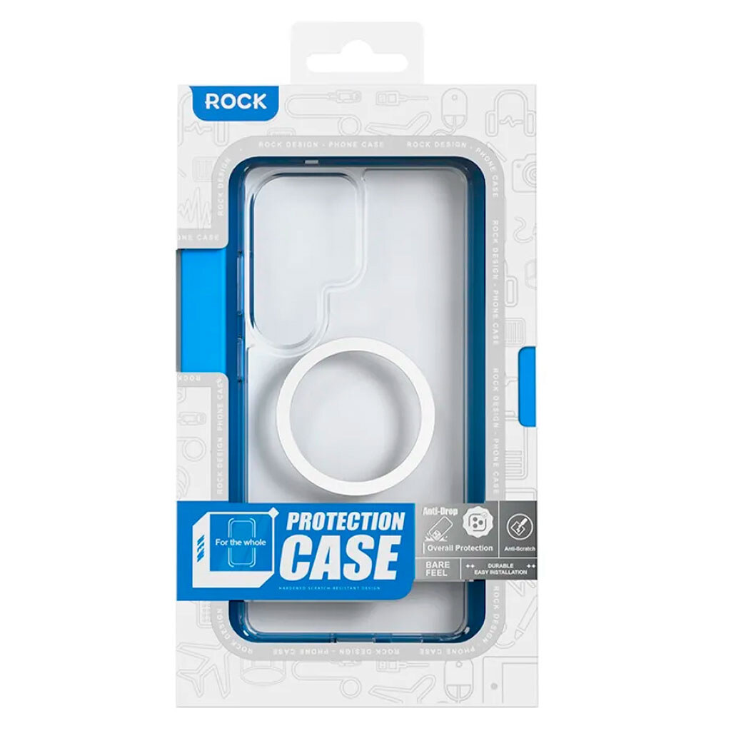 Чехол (накладка) Samsung Galaxy S26, Rock Crystal, MagSafe, Прозрачный - № 2 Чехол (накладка) Samsung Galaxy S26, Rock Crystal, MagSafe, Прозрачный - № 2