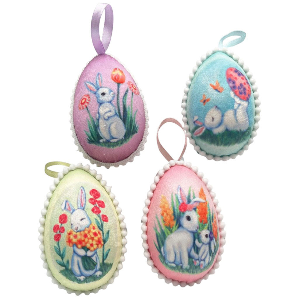 Декор пасхальный подвесной "Яйцо", с рисунком - № 2 Декор пасхальный подвесной "Яйцо", с рисунком - № 2