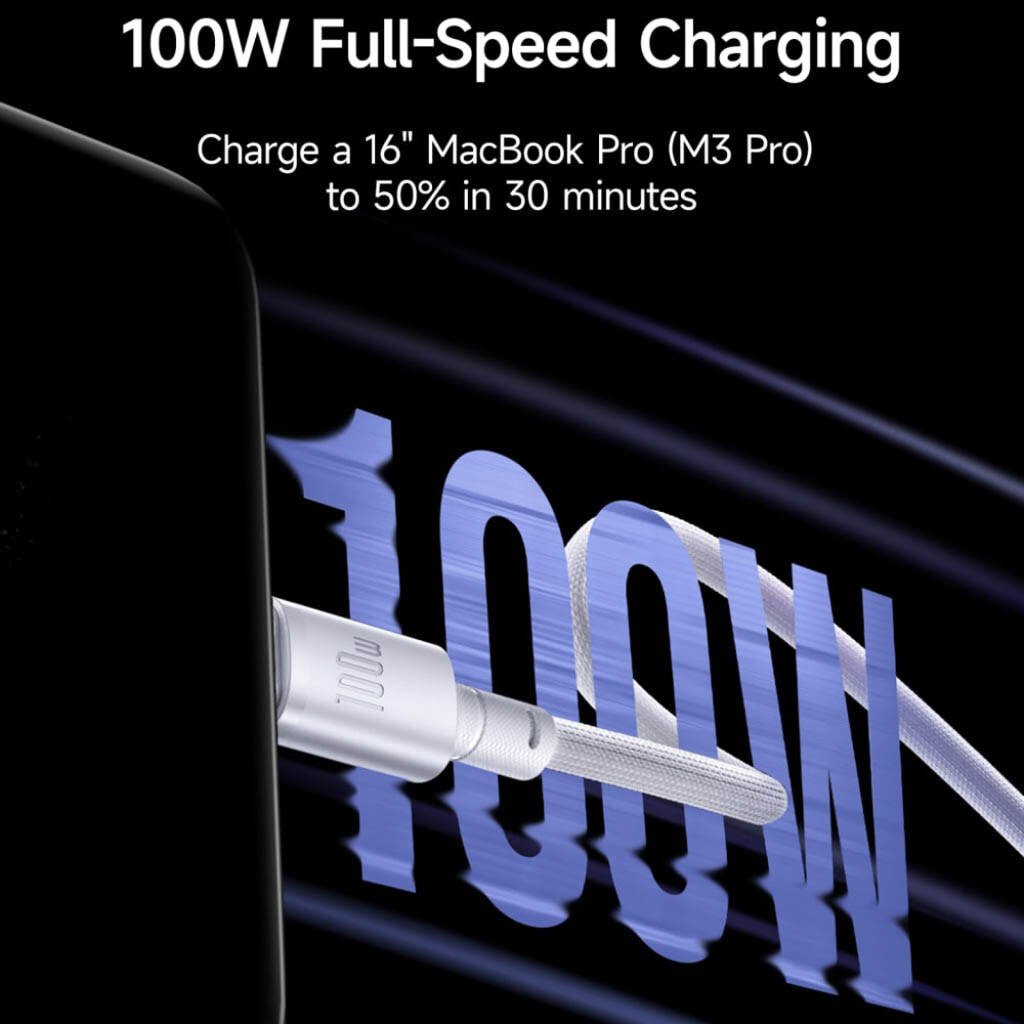 USB кабель Baseus E0426W02, Type-C, 2.0 м., Черный - № 5 USB кабель Baseus E0426W02, Type-C, 2.0 м., Черный - № 5