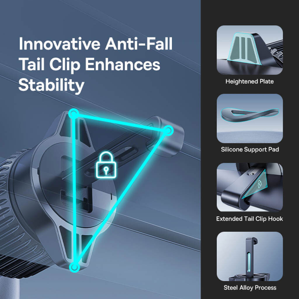 Тримач (холдер) Baseus C0013N00 PrimeTrip VC2 Pro, Чорний - № 7 Тримач (холдер) Baseus C0013N00 PrimeTrip VC2 Pro, Чорний - № 7