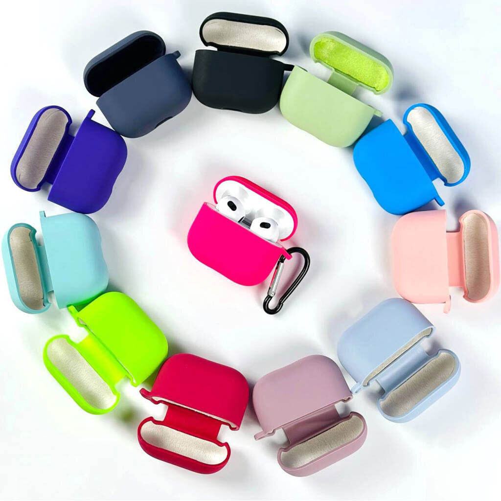 Чехол (накладка) Apple AirPods / AirPods 2, Hang Case, Rose Red, Розовый - № 2 Чехол (накладка) Apple AirPods / AirPods 2, Hang Case, Rose Red, Розовый - № 2