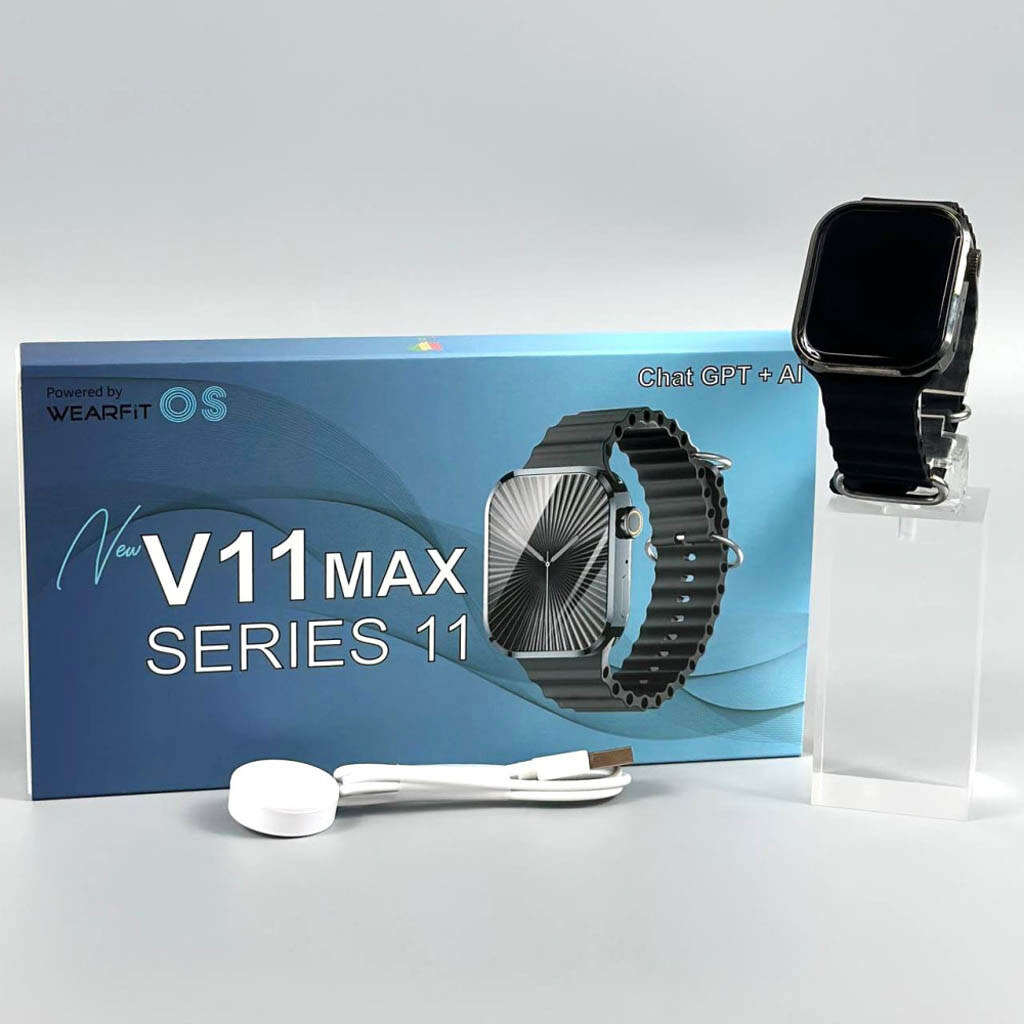 Умные часы Smart Watch Hello V11 Max, Черный - № 9 Умные часы Smart Watch Hello V11 Max, Черный - № 9