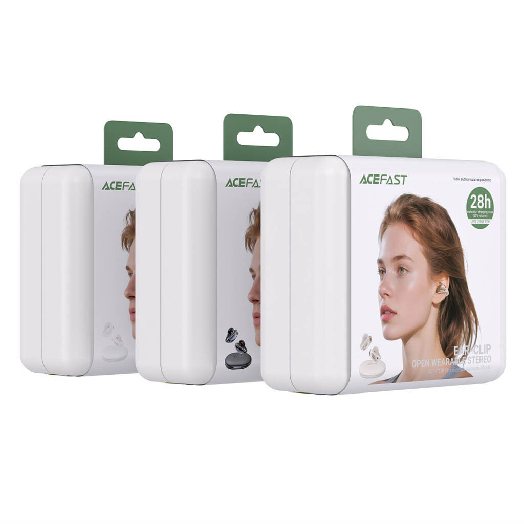 Bluetooth-гарнитура AceFast FA006 ACECLIP Pro, Стерео, Белый - № 9 Bluetooth-гарнитура AceFast FA006 ACECLIP Pro, Стерео, Белый - № 9