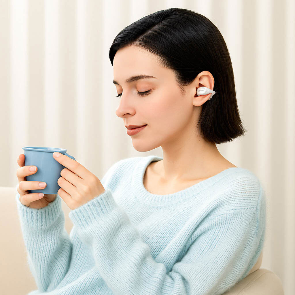 Bluetooth-гарнитура AceFast FA006 ACECLIP Pro, Стерео, Золотой - № 7 Bluetooth-гарнитура AceFast FA006 ACECLIP Pro, Стерео, Золотой - № 7