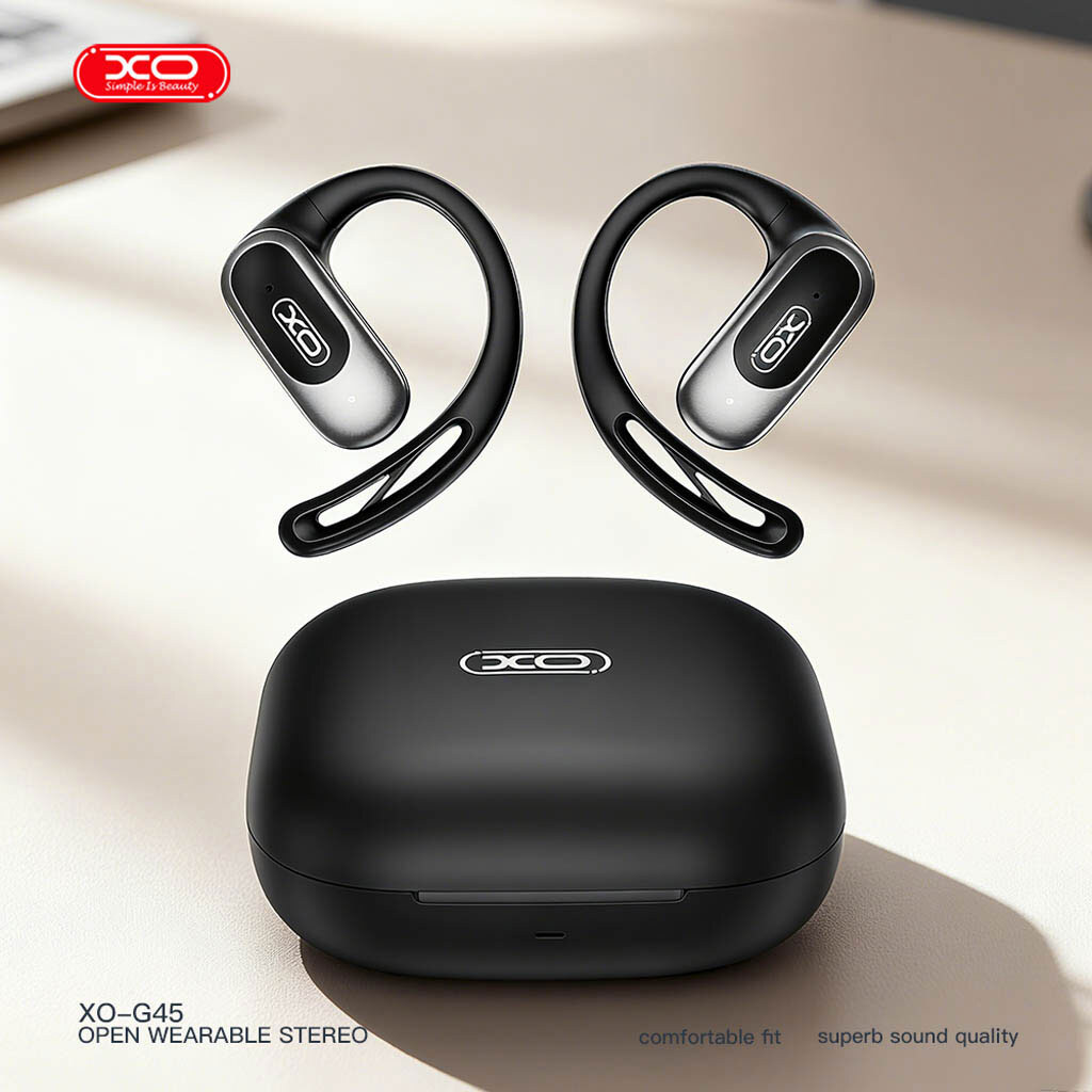 Bluetooth-гарнитура XO G45 Tianfang, Стерео, Черный - № 5 Bluetooth-гарнитура XO G45 Tianfang, Стерео, Черный - № 5