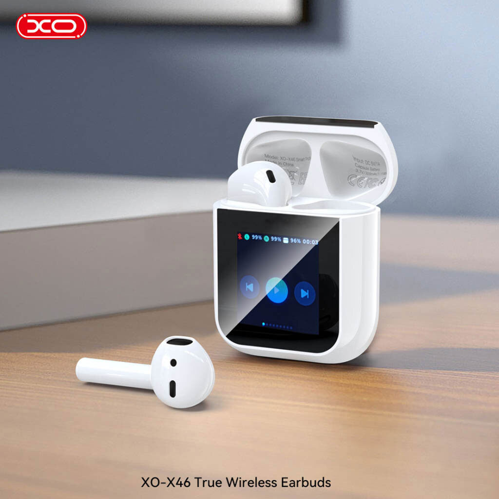 Bluetooth-гарнитура XO X46 Earbuds, Стерео, Белый - № 5 Bluetooth-гарнитура XO X46 Earbuds, Стерео, Белый - № 5