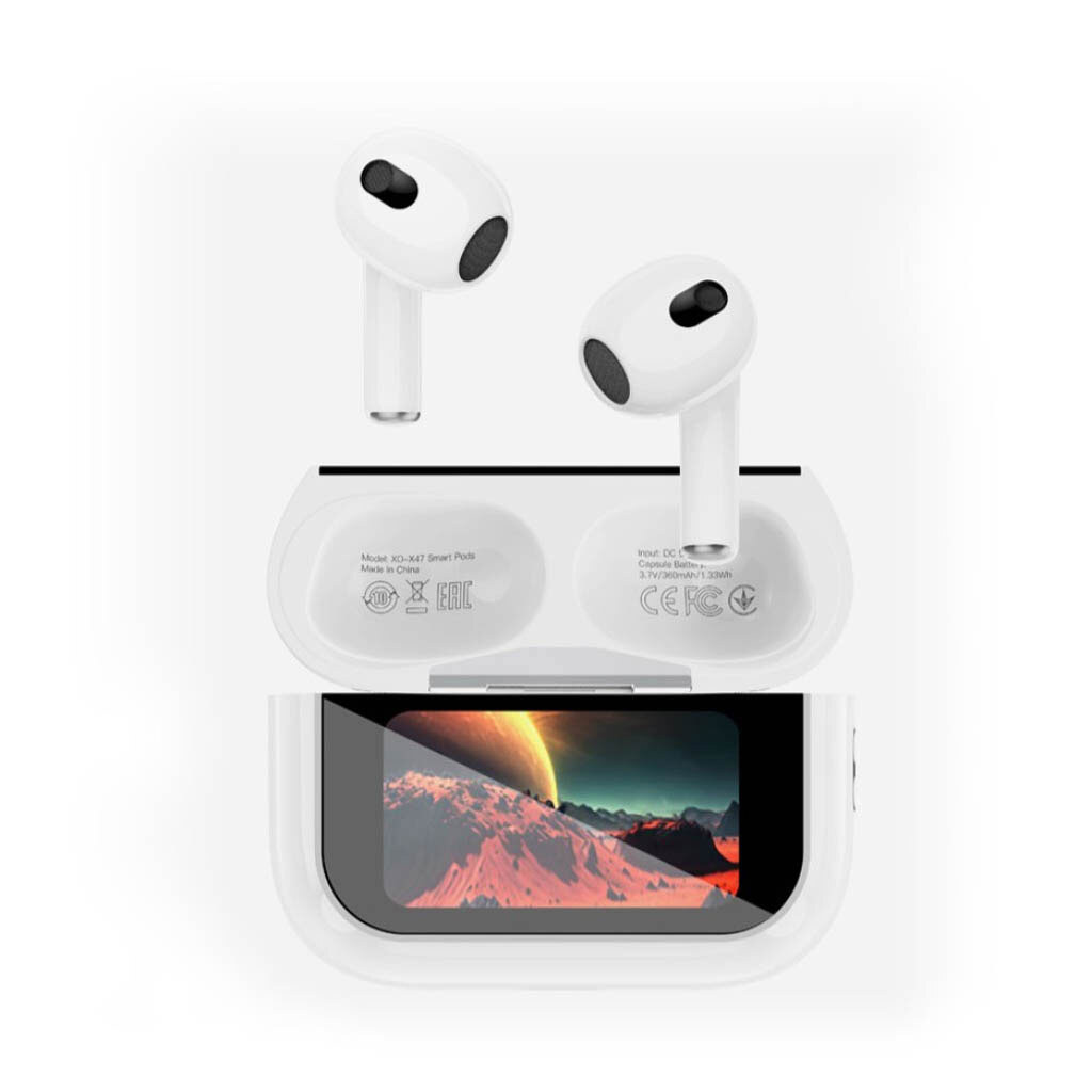 Bluetooth-гарнитура XO X47 Earbuds, Стерео, Белый - № 2 Bluetooth-гарнитура XO X47 Earbuds, Стерео, Белый - № 2