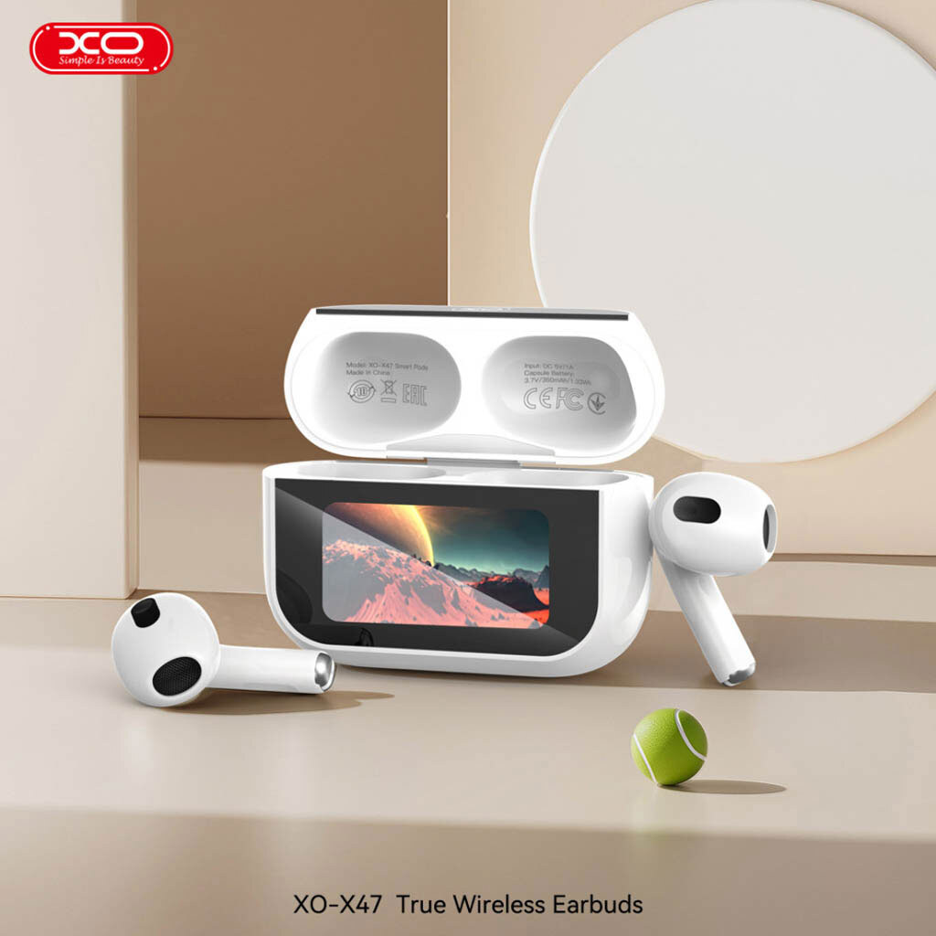Bluetooth-гарнитура XO X47 Earbuds, Стерео, Белый - № 5 Bluetooth-гарнитура XO X47 Earbuds, Стерео, Белый - № 5