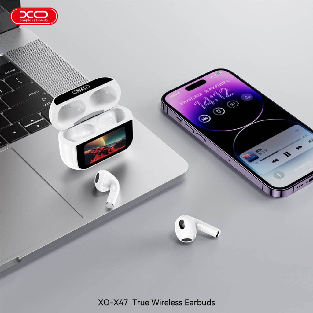 Bluetooth-гарнитура XO X47 Earbuds, Стерео, Белый - № 6 Bluetooth-гарнитура XO X47 Earbuds, Стерео, Белый - № 6