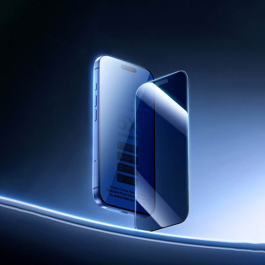 Защитное стекло Apple iPhone 17 Pro Max, Remax GL-80 Kinglion, Антишпион, Черный - № 4 Защитное стекло Apple iPhone 17 Pro Max, Remax GL-80 Kinglion, Антишпион, Черный - № 4