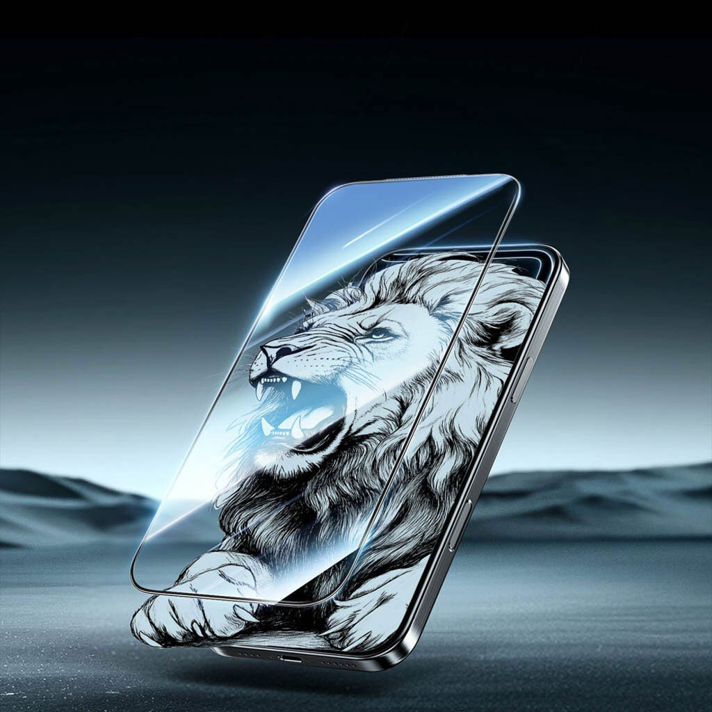 Захисне скло Apple iPhone 16 Pro Max, Remax GL-90 Kinglion, Чорний - № 4 Захисне скло Apple iPhone 16 Pro Max, Remax GL-90 Kinglion, Чорний - № 4