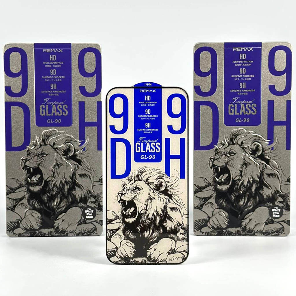 Захисне скло Apple iPhone 16 Pro Max, Remax GL-90 Kinglion, Чорний - № 6 Захисне скло Apple iPhone 16 Pro Max, Remax GL-90 Kinglion, Чорний - № 6