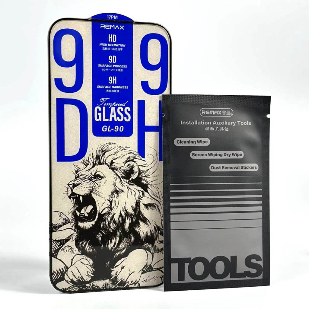 Защитное стекло Apple iPhone 17 Air, Remax GL-90 Kinglion, Черный - № 3 Защитное стекло Apple iPhone 17 Air, Remax GL-90 Kinglion, Черный - № 3