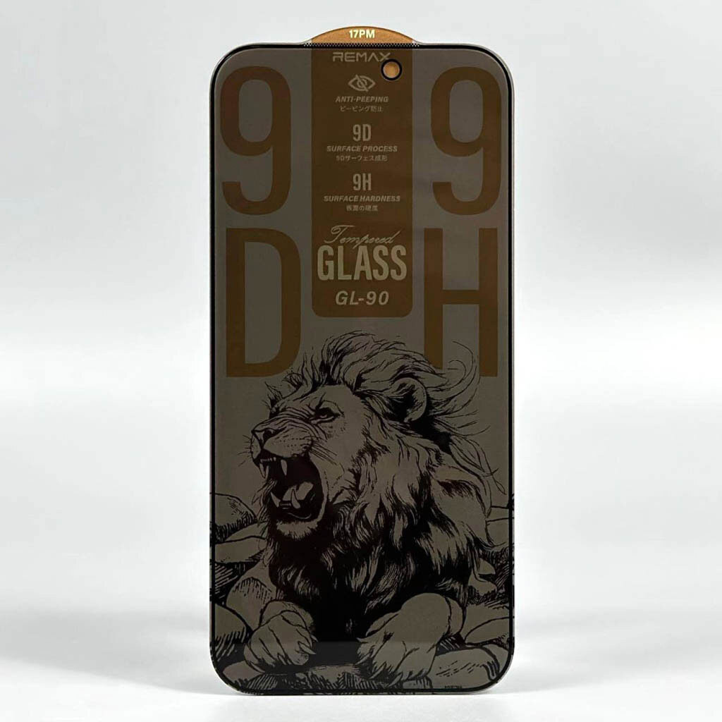 Защитное стекло Apple iPhone 16 Pro Max, Remax GL-90 Kinglion, Антишпион, Черный - № 2 Защитное стекло Apple iPhone 16 Pro Max, Remax GL-90 Kinglion, Антишпион, Черный - № 2