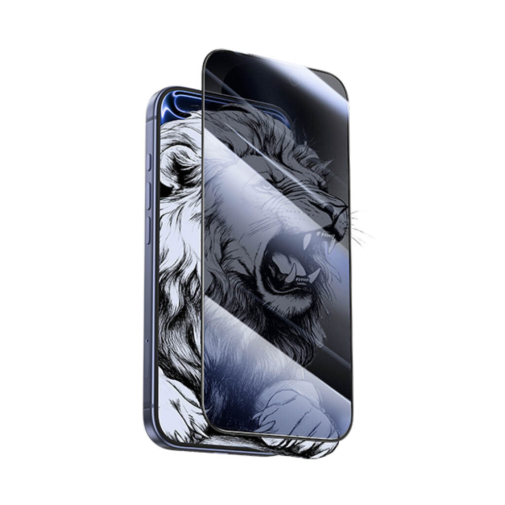 Защитное стекло Apple iPhone 17 Pro, Remax GL-90 Kinglion, Антишпион, Черный - № 4 Защитное стекло Apple iPhone 17 Pro, Remax GL-90 Kinglion, Антишпион, Черный - № 4