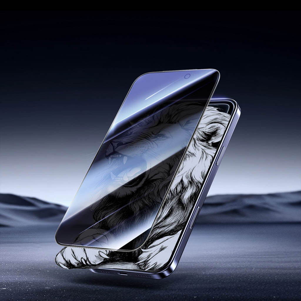 Защитное стекло Apple iPhone 17 Pro, Remax GL-90 Kinglion, Антишпион, Черный - № 5 Защитное стекло Apple iPhone 17 Pro, Remax GL-90 Kinglion, Антишпион, Черный - № 5