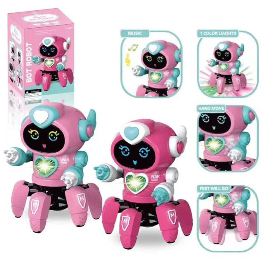 Інтерактивна іграшка Bot Robot Lady ZR142-3, Рожевий - № 9 Інтерактивна іграшка Bot Robot Lady ZR142-3, Рожевий - № 9