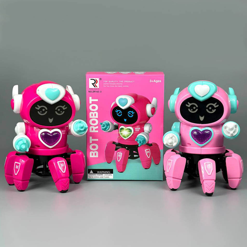 Інтерактивна іграшка Bot Robot Lady ZR142-3, Рожевий - № 10 Інтерактивна іграшка Bot Robot Lady ZR142-3, Рожевий - № 10