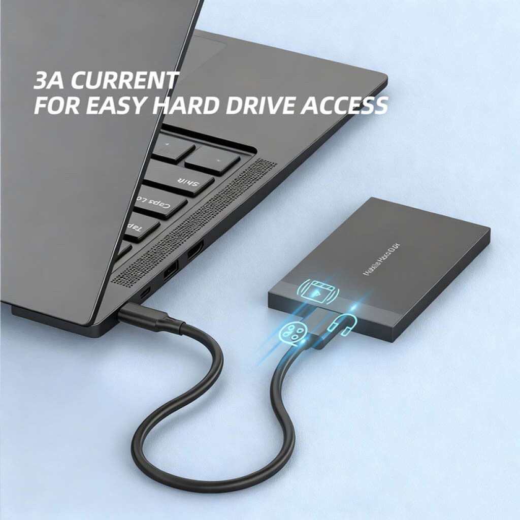 USB кабель, USB, 0.3 м., Черный - № 7 USB кабель, USB, 0.3 м., Черный - № 7