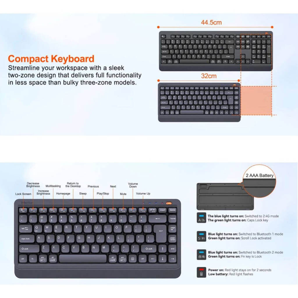 Клавиатура Meetion Mini5000, Черный - № 7 Клавиатура Meetion Mini5000, Черный - № 7