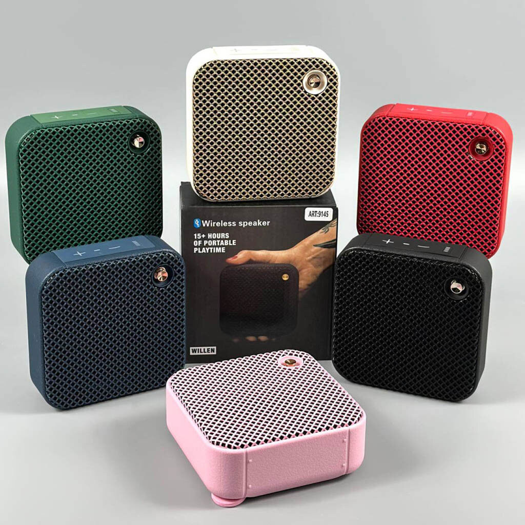 Портативна колонка Willen, Зелений - № 8 Портативна колонка Willen, Зелений - № 8