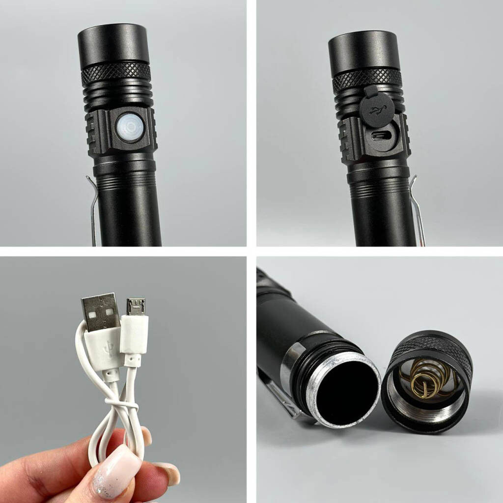 Ліхтар 608-T6, Чорний - № 3 Ліхтар 608-T6, Чорний - № 3