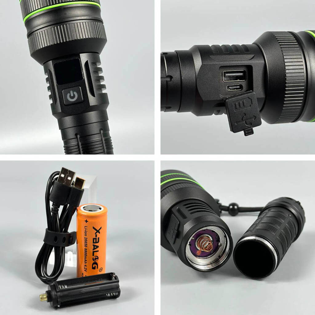 Фонарь BL-TK-X1, Черный - № 3 Фонарь BL-TK-X1, Черный - № 3