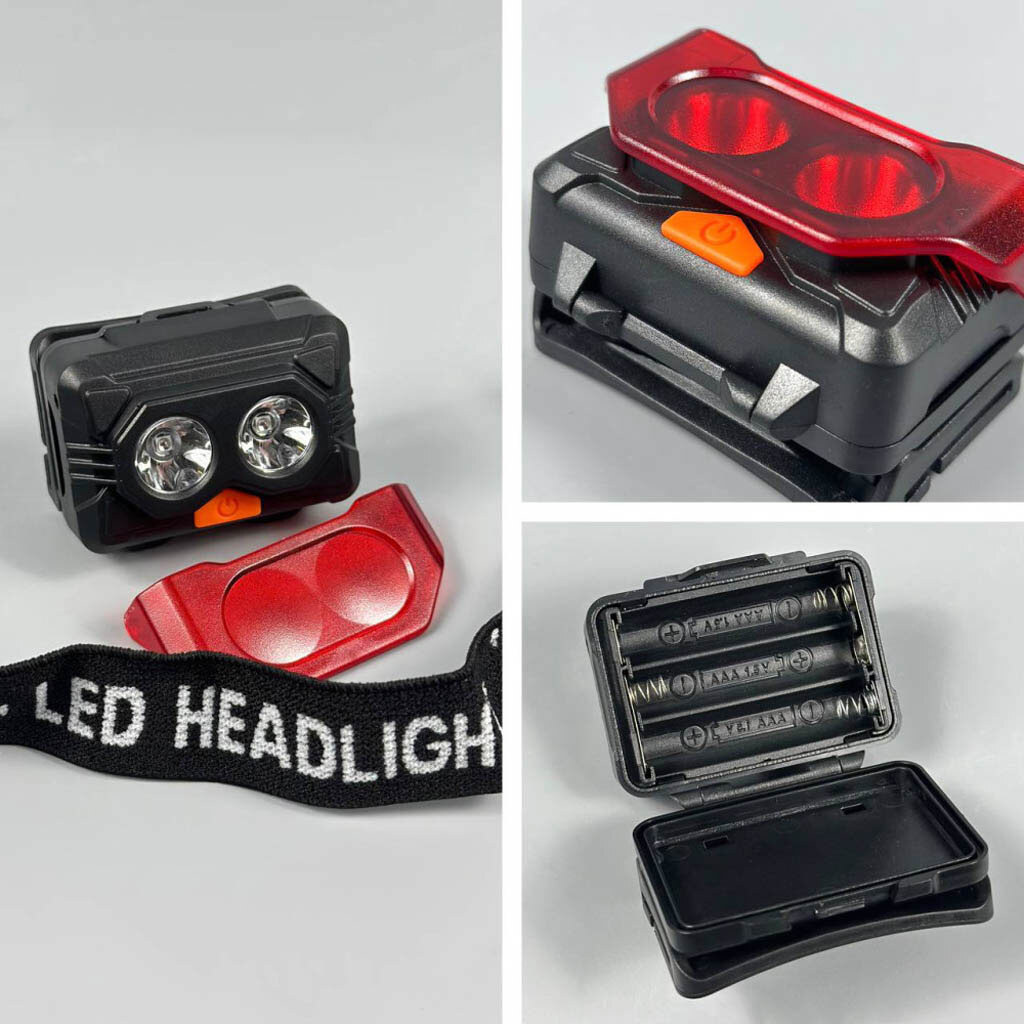 Налобний ліхтар 2029-2XPE, Чорний - № 3 Налобний ліхтар 2029-2XPE, Чорний - № 3