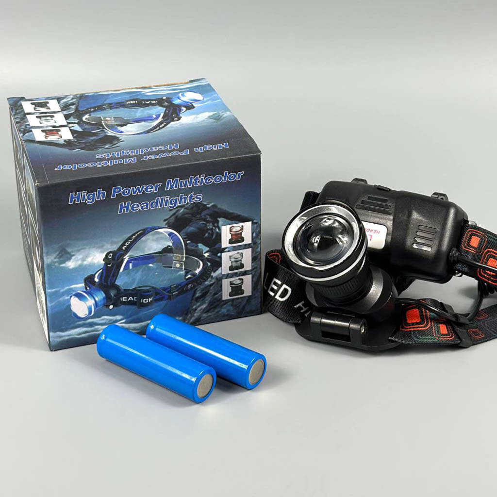 Налобний ліхтар W518, Чорний - № 6 Налобний ліхтар W518, Чорний - № 6