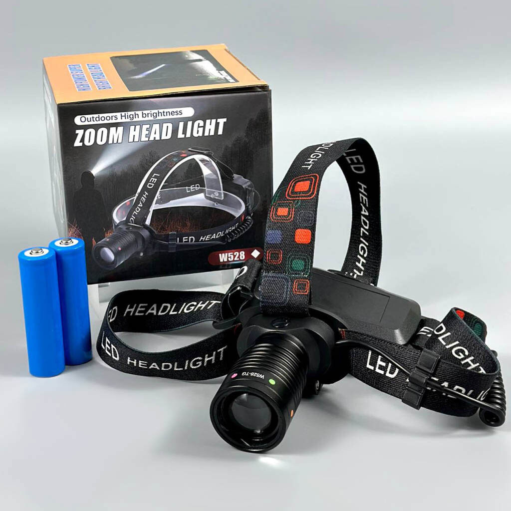 Налобний ліхтар W528, Чорний - № 5 Налобний ліхтар W528, Чорний - № 5