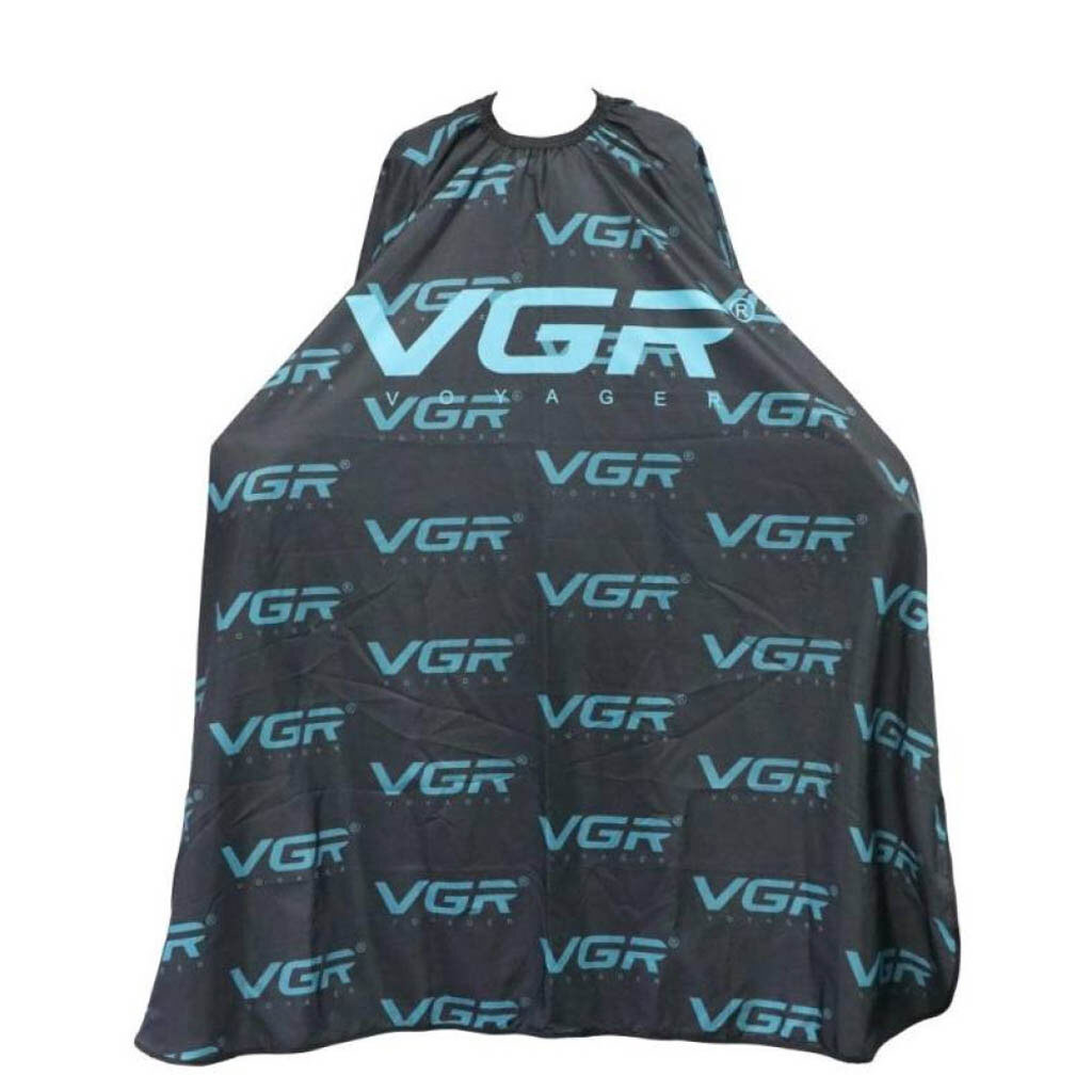 Парикмахерская накидка для стрижки VGR, Черный - № 2 Парикмахерская накидка для стрижки VGR, Черный - № 2