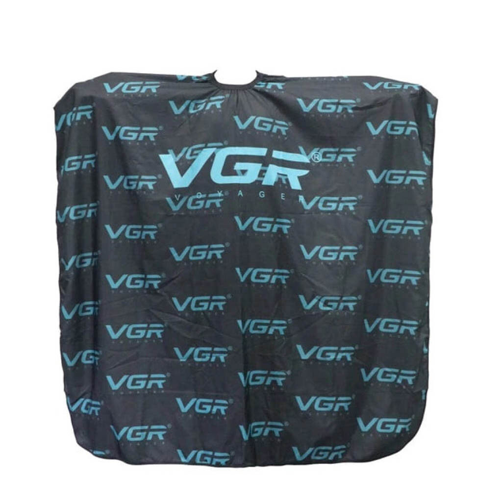 Парикмахерская накидка для стрижки VGR, Черный - № 3 Парикмахерская накидка для стрижки VGR, Черный - № 3