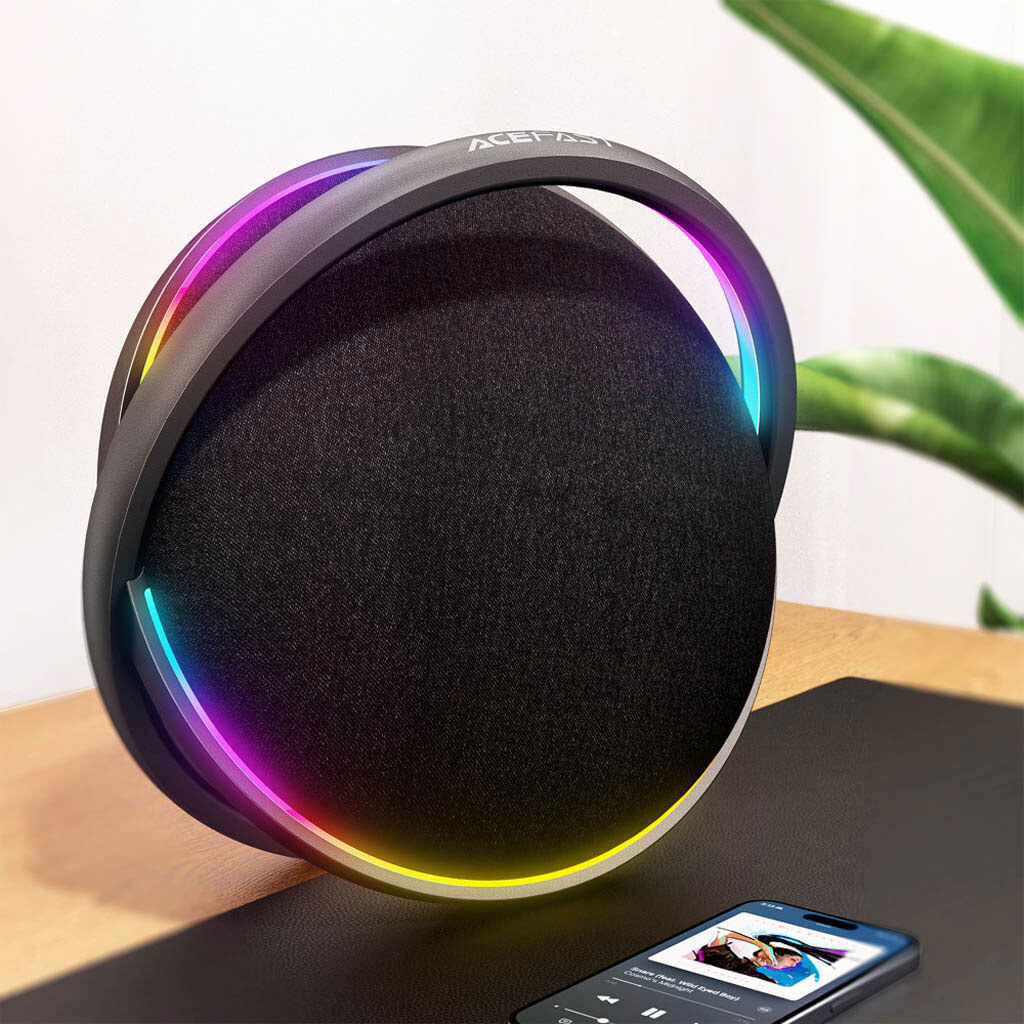 Портативна колонка AceFast K5 Pro, Чорний - № 6 Портативна колонка AceFast K5 Pro, Чорний - № 6