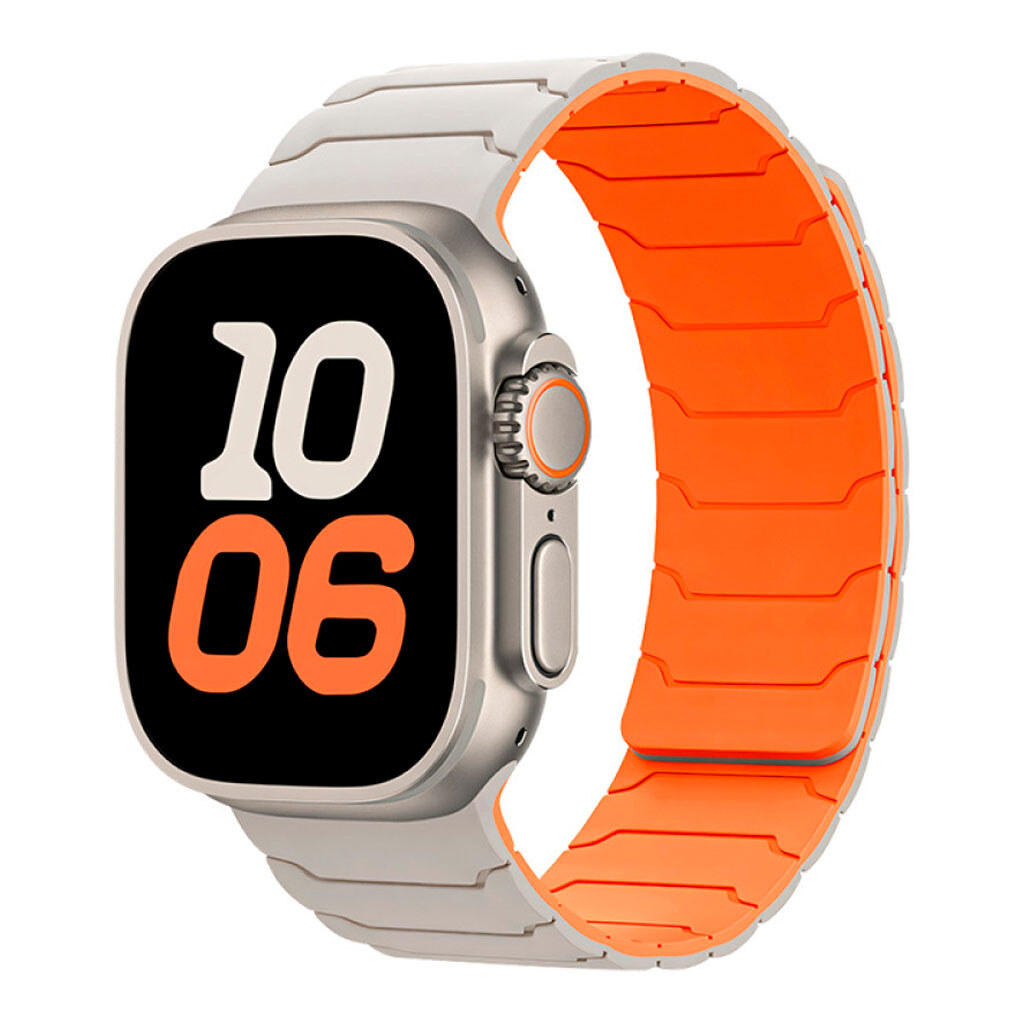 Ремешок Apple Watch 38 / Watch 40, Hoco iWatch WA39, Biege-Orange, Бежевый - № 1 Ремешок Apple Watch 38 / Watch 40, Hoco iWatch WA39, Biege-Orange, Бежевый - № 1