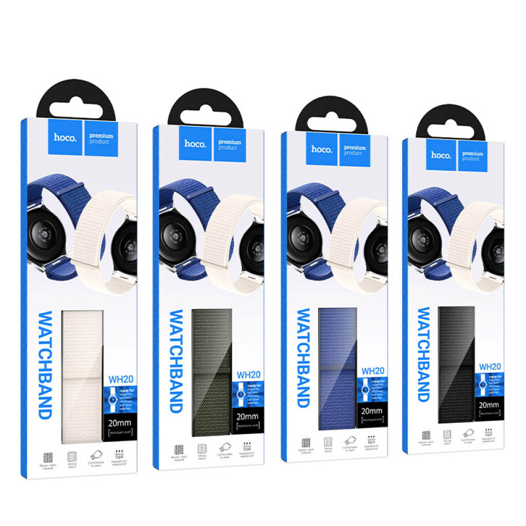 Ремінець універсальний, Hoco iWatch WH20, Чорний - № 8 Ремінець універсальний, Hoco iWatch WH20, Чорний - № 8