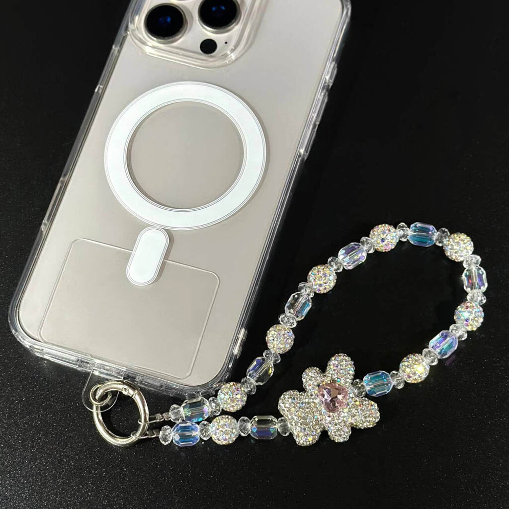 Ремінець-браслет Crystal Bear, Срібний - № 3 Ремінець-браслет Crystal Bear, Срібний - № 3