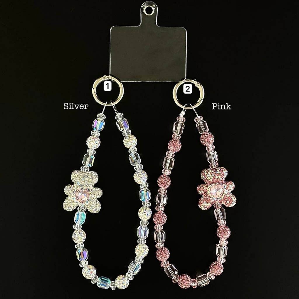 Ремінець-браслет Crystal Bear, Срібний - № 9 Ремінець-браслет Crystal Bear, Срібний - № 9